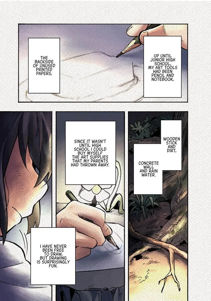 Kyou mo E ni Kaita Mochi ga Umai Chapter 1 – Page 1