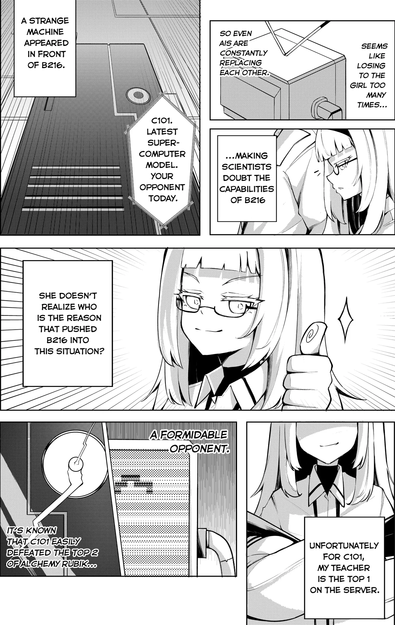 A CERTAIN STORY OF AI MEETS GENIUS Chapter 7 – Page 1