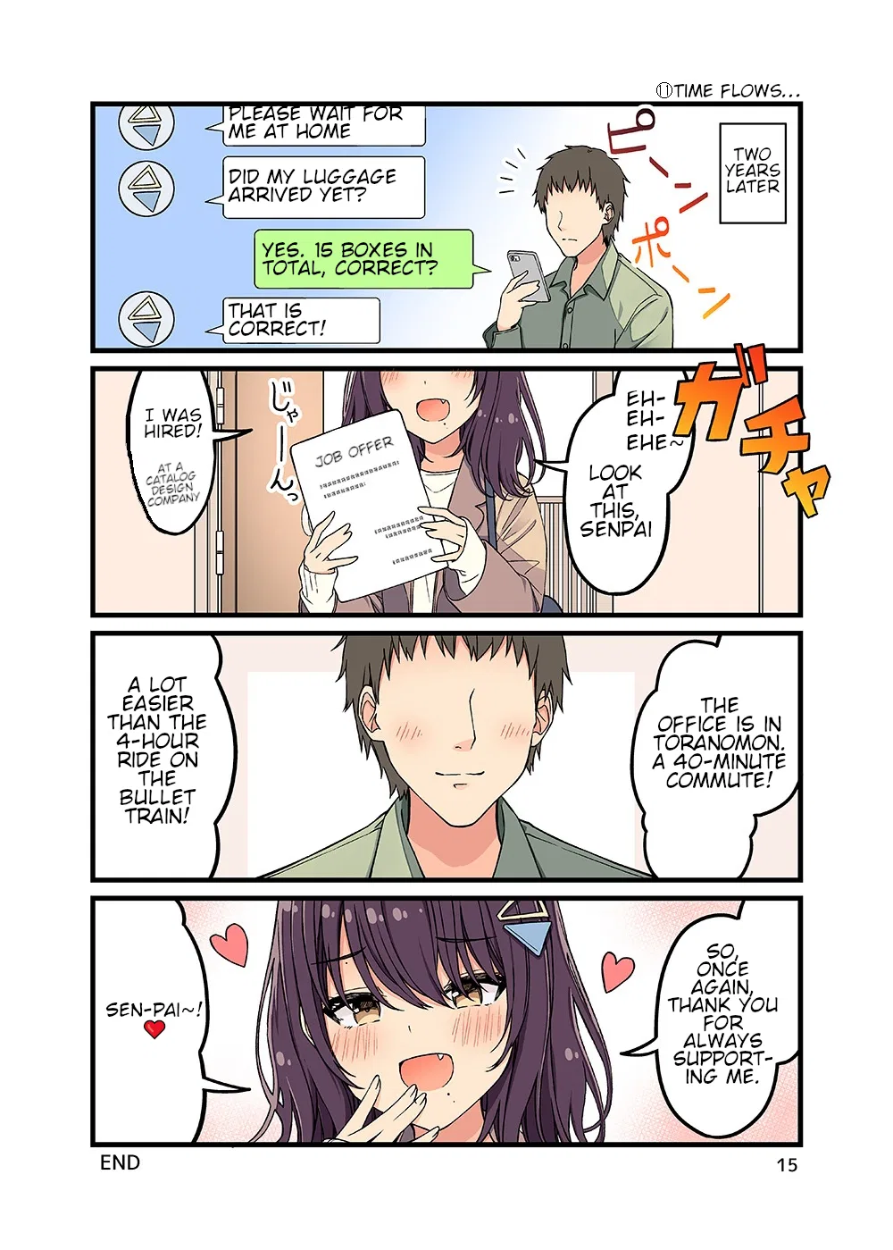 Enkyori Kanojo ga Ai ni Kita. Chapter 11 – Page 1