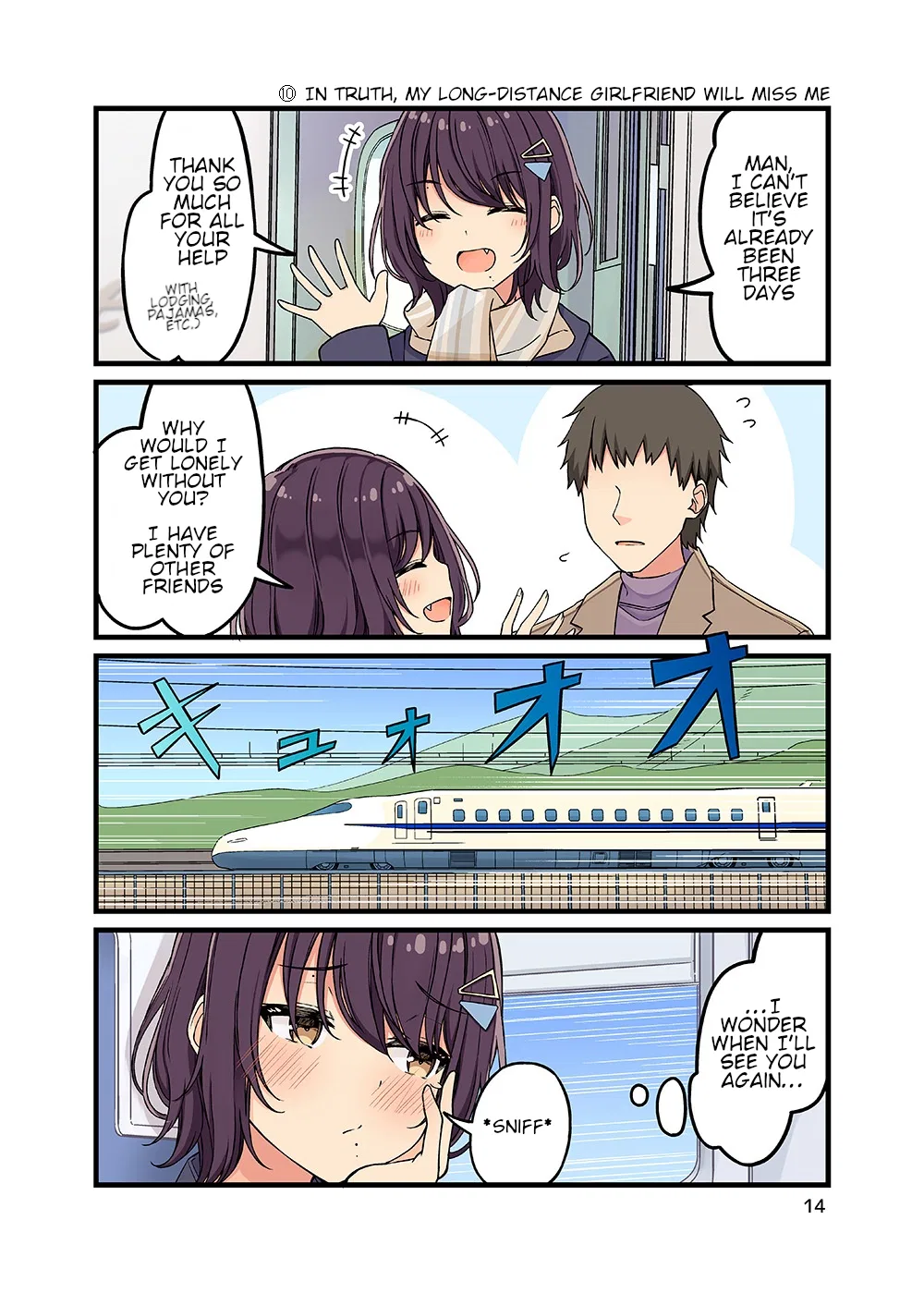 Enkyori Kanojo ga Ai ni Kita. Chapter 10 – Page 1