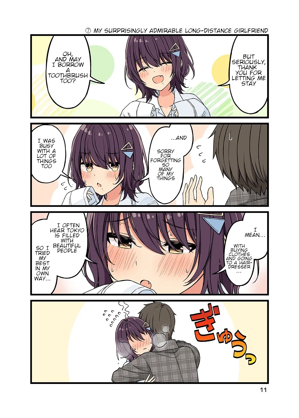 Enkyori Kanojo ga Ai ni Kita. Chapter 7 – Page 1