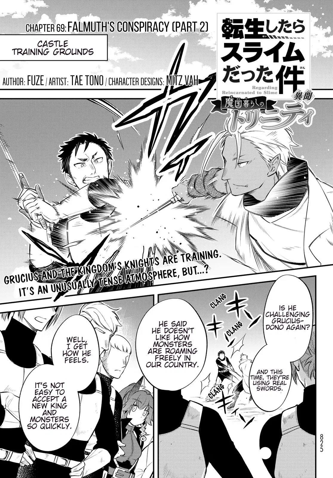 Tensei Shitara Slime Datta Ken: Ibun - Makoku Kurashi no Trinity Chapter 69 – Page 1