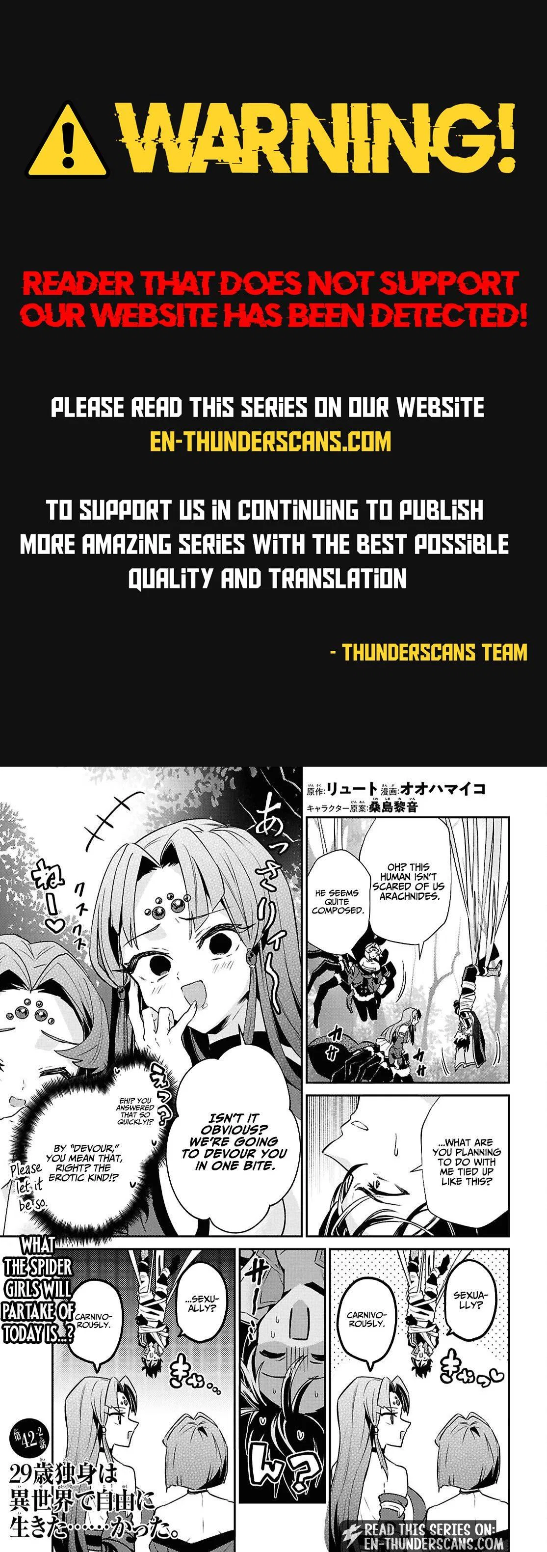 29-sai Dokushin wa Isekai de Jiyuu ni Ikita......katta. manga Chapter 42.2 – Page 1