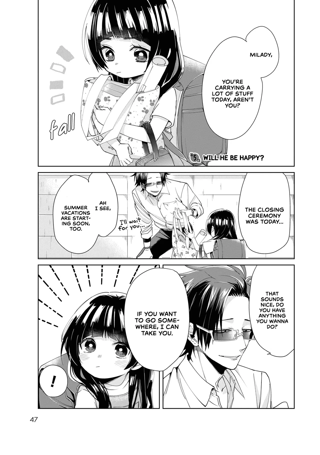 Kumichou Musume to Sewa-gakari Chapter 5 – Page 1