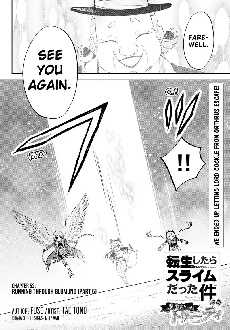 Tensei shitara Slime datta Ken Ibun: Makuni Kurashi no Trinity manga Chapter 52 – Page 1