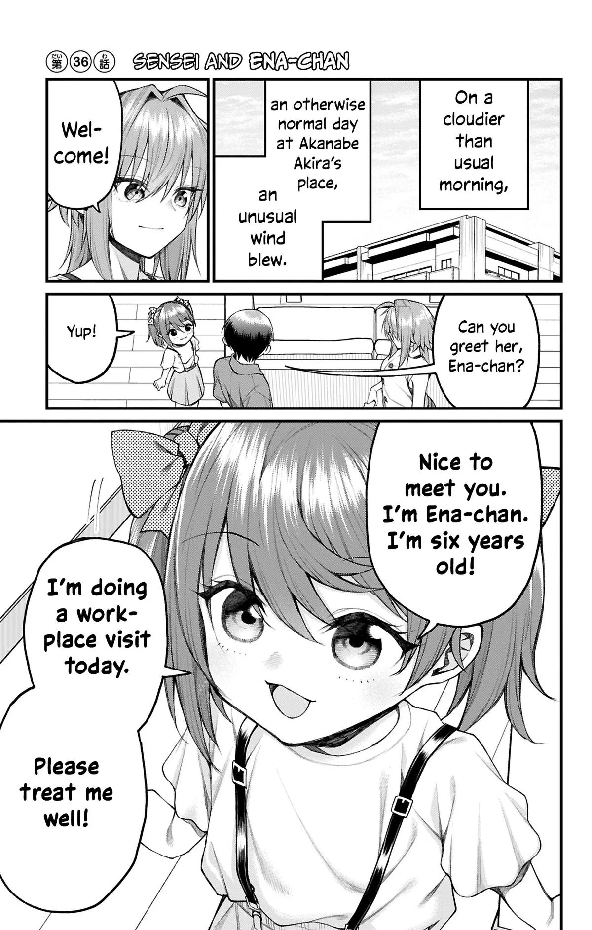 Akanabe-sensei Doesn't Know about Embarrassment Chapter 36 – Page 1