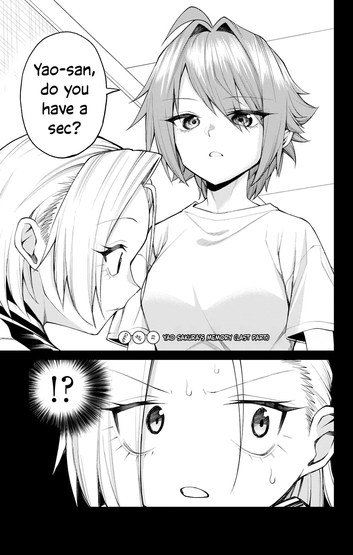 Akanabe-sensei Doesn't Know about Embarrassment Chapter 33 – Page 1