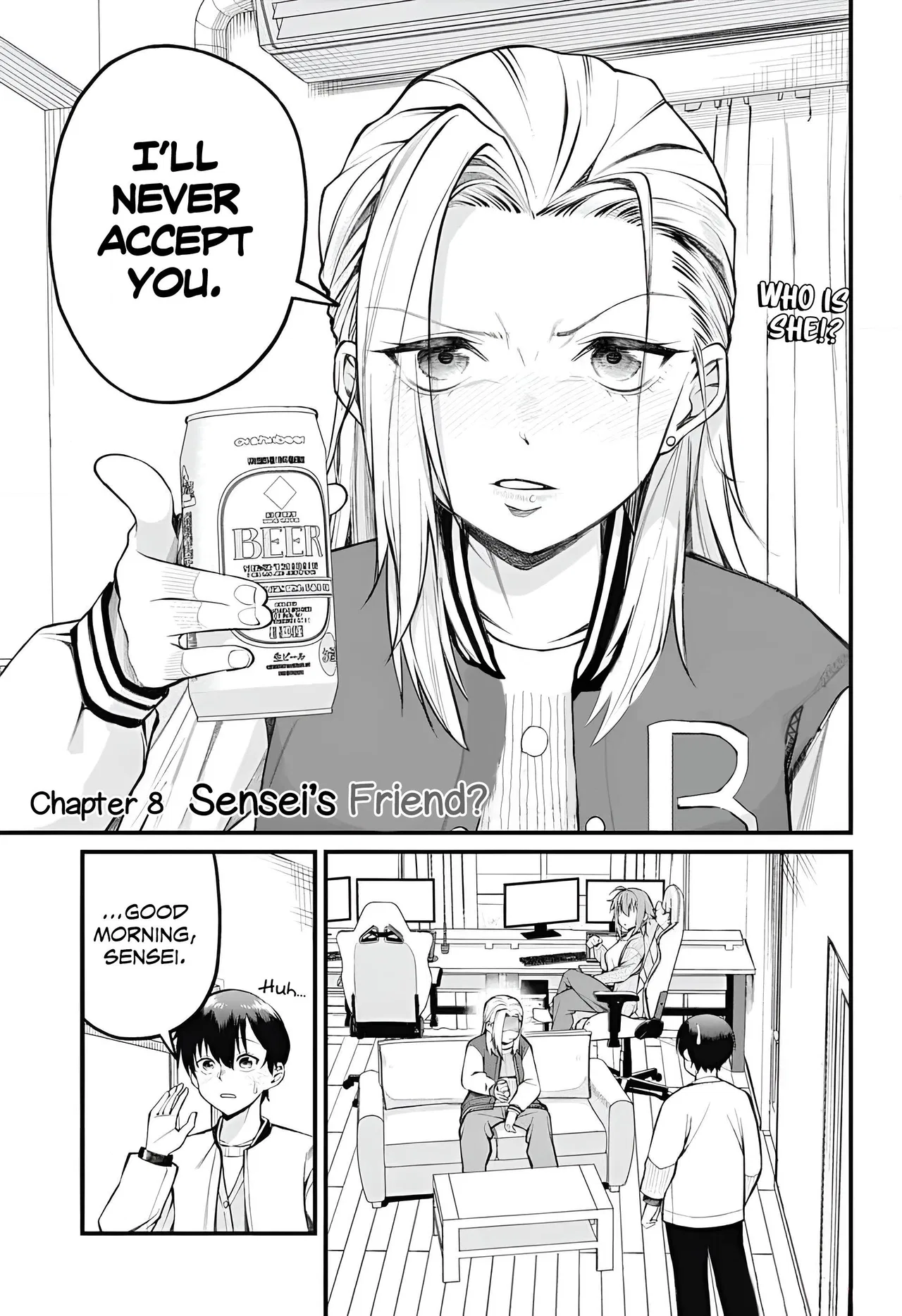 Akanabe-sensei Doesn't Know about Embarrassment Chapter 8 – Page 1