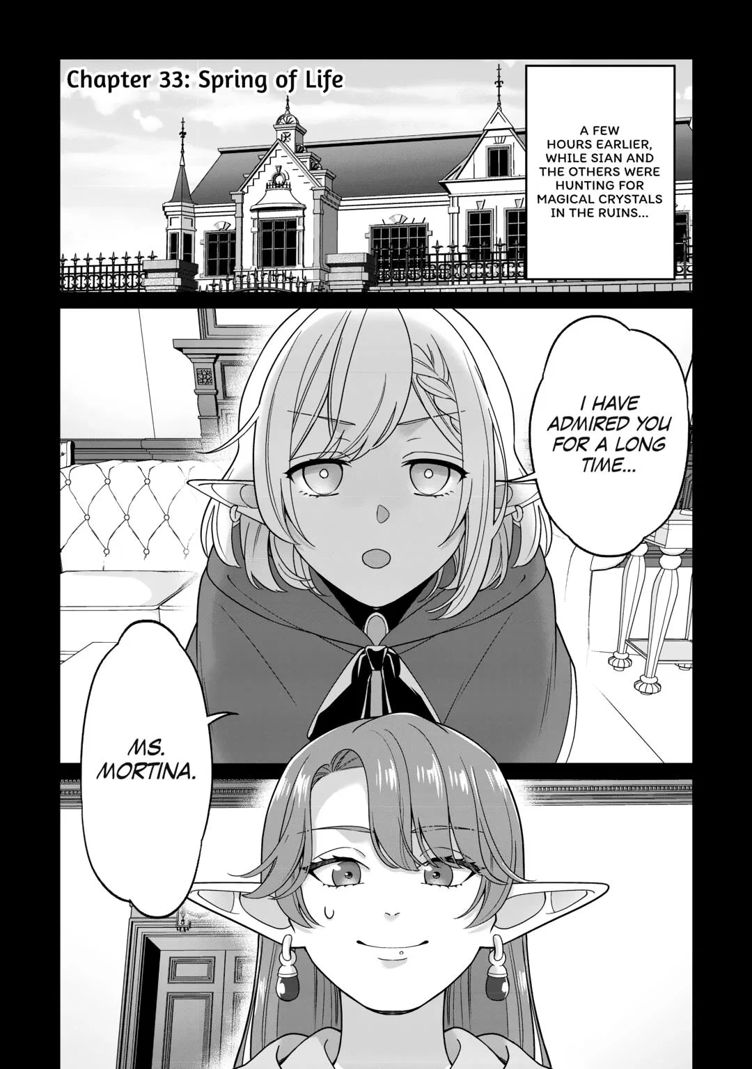 After Receiving the Sacred Item Cup That Can Only Produce Water, I Decided To Live Freely Chapter 33 – Page 1