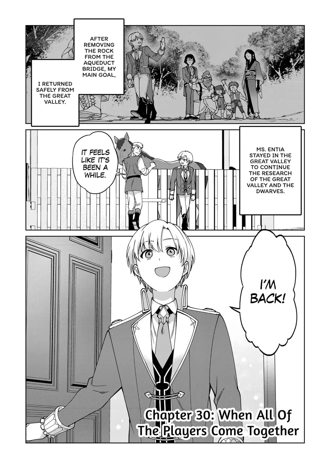 After Receiving the Sacred Item Cup That Can Only Produce Water, I Decided To Live Freely Chapter 30 – Page 1