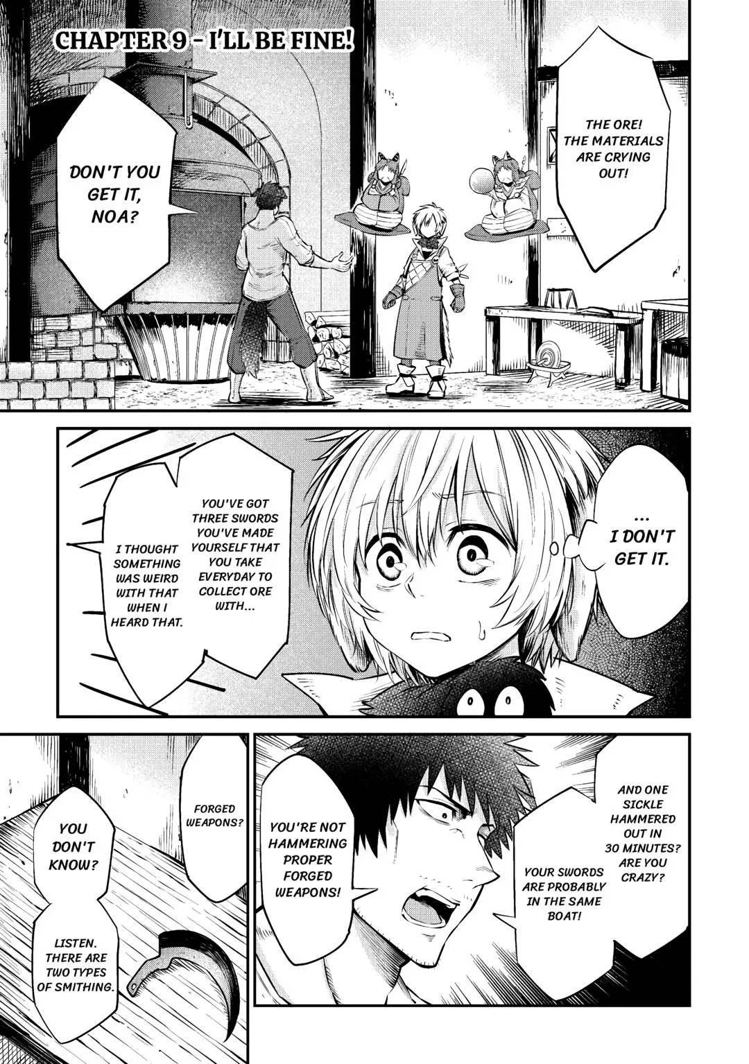 Blacksmith Apprentice at Level 596 Chapter 9 – Page 1