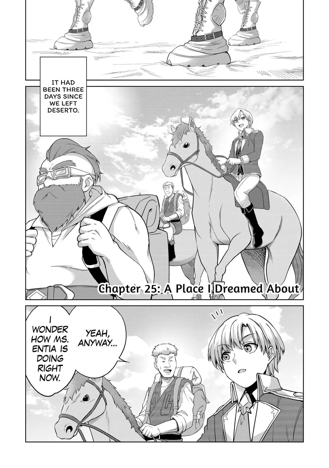 After Receiving the Sacred Item Cup That Can Only Produce Water, I Decided To Live Freely Chapter 25 – Page 1