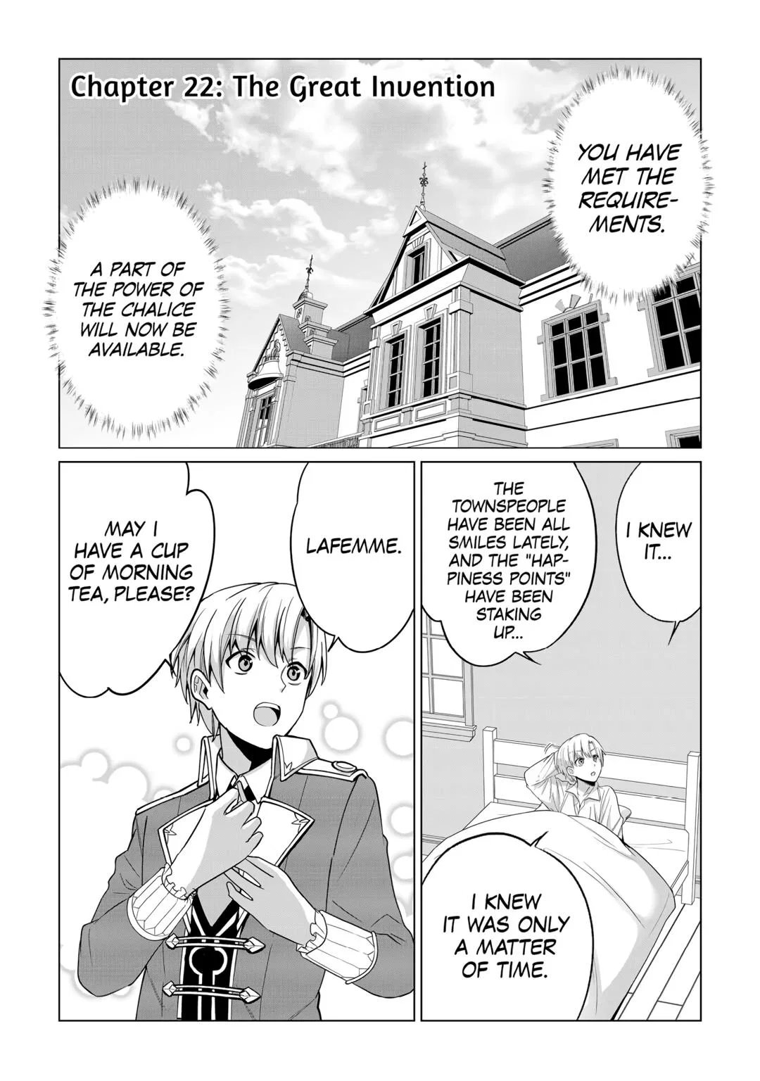 After Receiving the Sacred Item Cup That Can Only Produce Water, I Decided To Live Freely Chapter 22 – Page 1