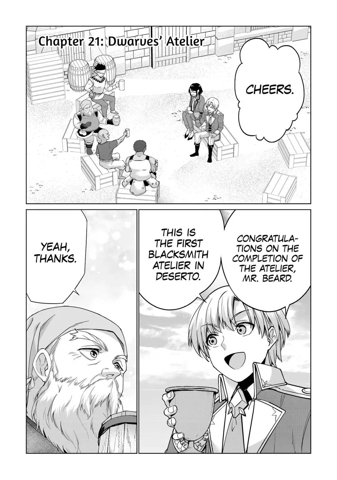 After Receiving the Sacred Item Cup That Can Only Produce Water, I Decided To Live Freely Chapter 21 – Page 1