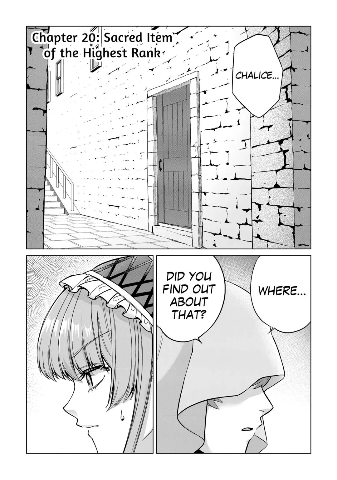 After Receiving the Sacred Item Cup That Can Only Produce Water, I Decided To Live Freely Chapter 20 – Page 1