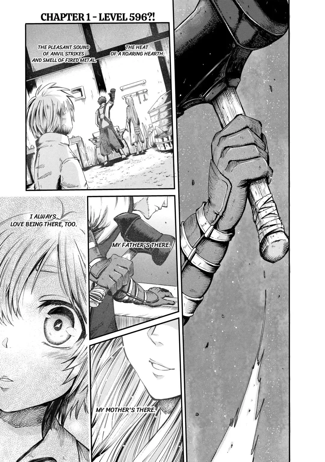 Blacksmith Apprentice at Level 596 Chapter 1 – Page 1