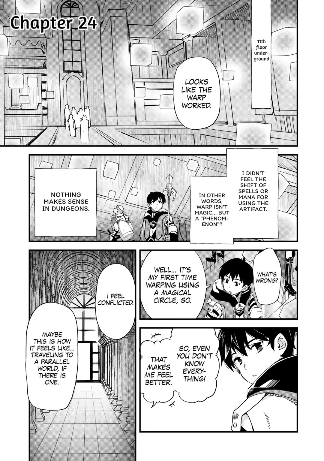 Ochikobore "1" Mahoutsukai wa, Kyou mo Muishiki ni Cheat wo Tsukau Chapter 24 – Page 1