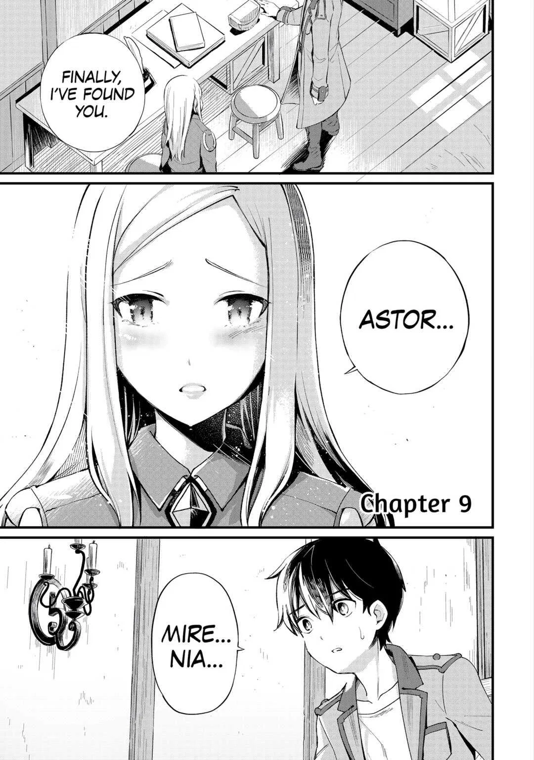 Ochikobore "1" Mahoutsukai wa, Kyou mo Muishiki ni Cheat wo Tsukau Chapter 9 – Page 1