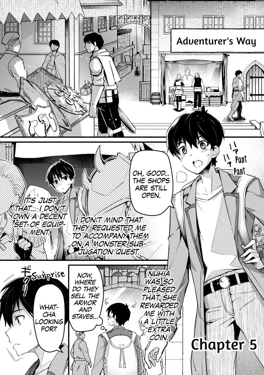 Ochikobore "1" Mahoutsukai wa, Kyou mo Muishiki ni Cheat wo Tsukau Chapter 5 – Page 1