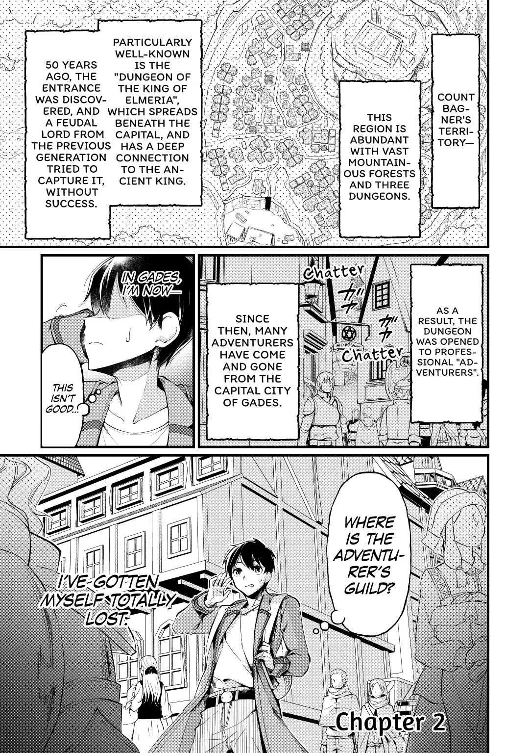Ochikobore "1" Mahoutsukai wa, Kyou mo Muishiki ni Cheat wo Tsukau Chapter 2 – Page 1