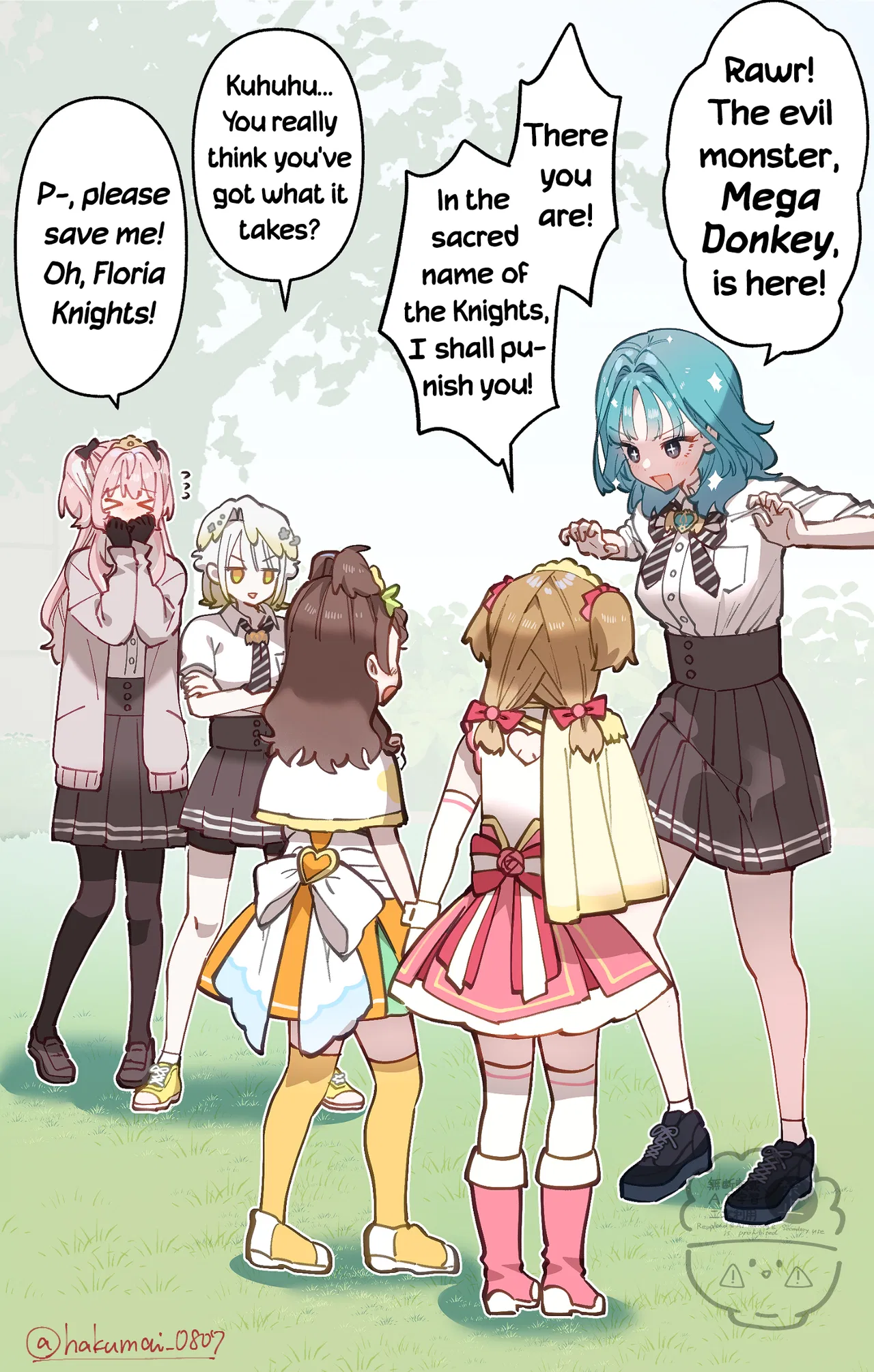 Moto teki kanbu-san wa mahou shoujo ni o netsu Chapter 24 – Page 1