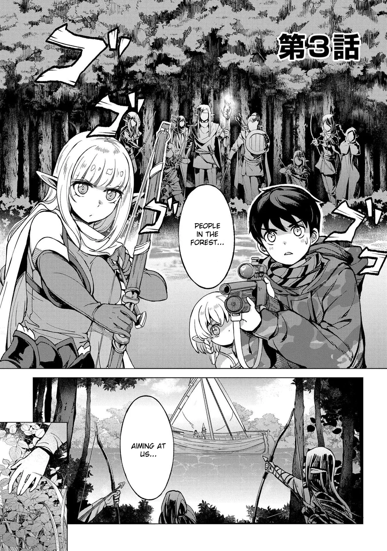 Hokkaidou no Gen'eki Hunter ga Isekai ni Hourikomarete Mita ~Elf Yome to Meguru Isekai Shuryou Life~ Chapter 3.1 – Page 1