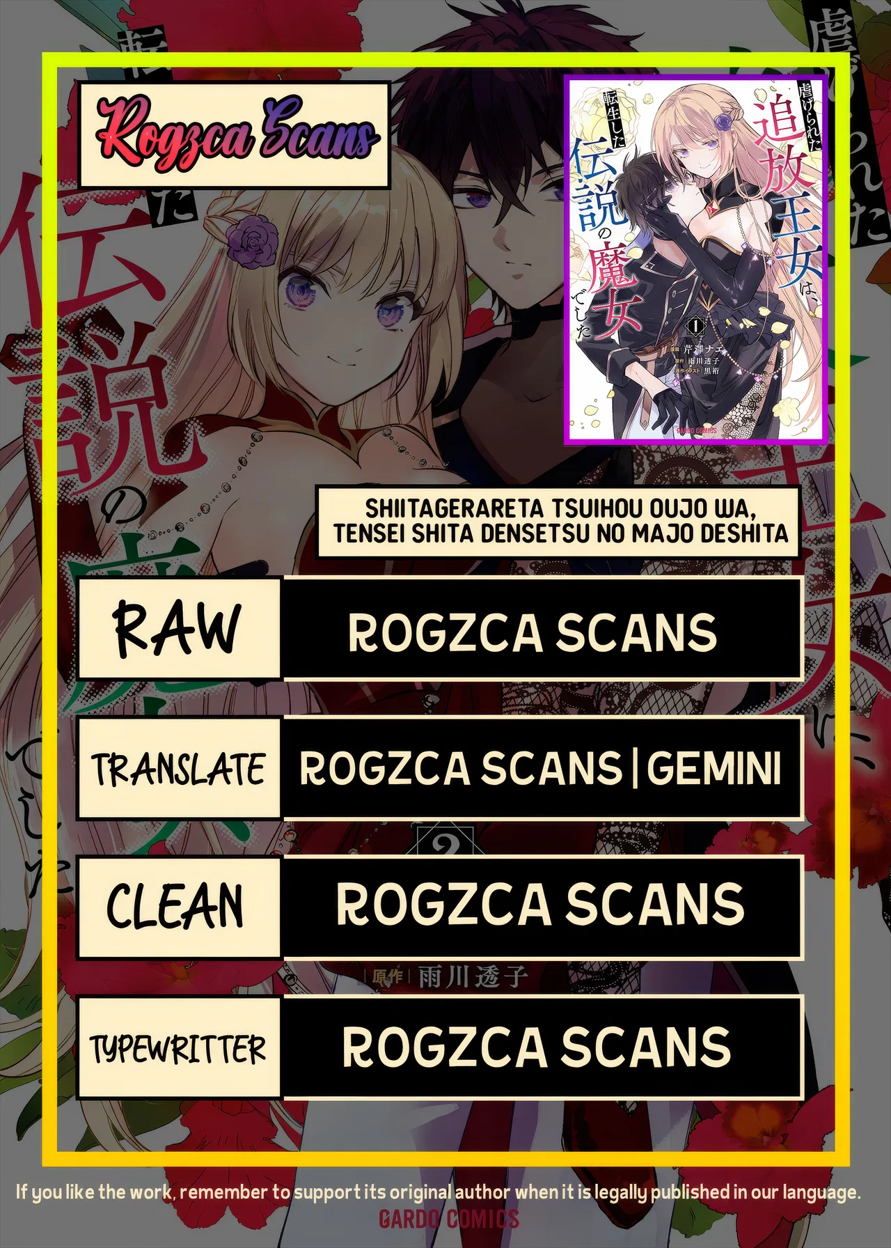 Shiitagerareta Tsuihou Oujo wa, Tensei Shita Densetsu no Majo deshita Chapter 14 – Page 1