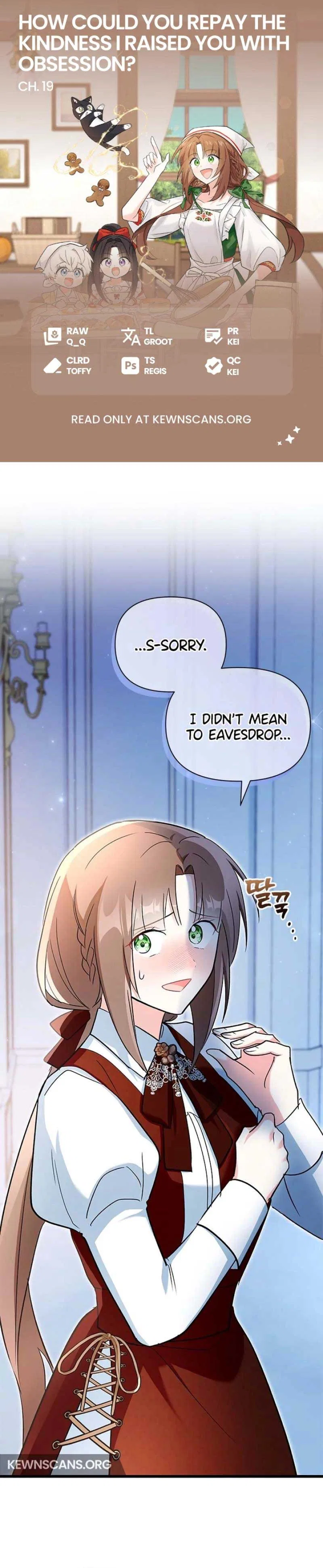 I’m Repaying The Kindness That Raised Me With Obsession Chapter 19 – Page 1
