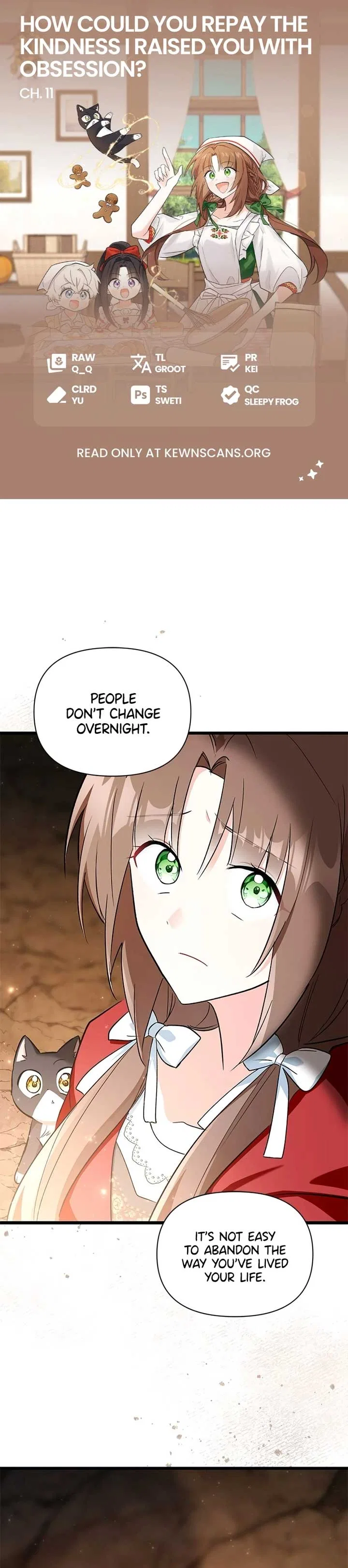 I’m Repaying The Kindness That Raised Me With Obsession Chapter 11 – Page 1