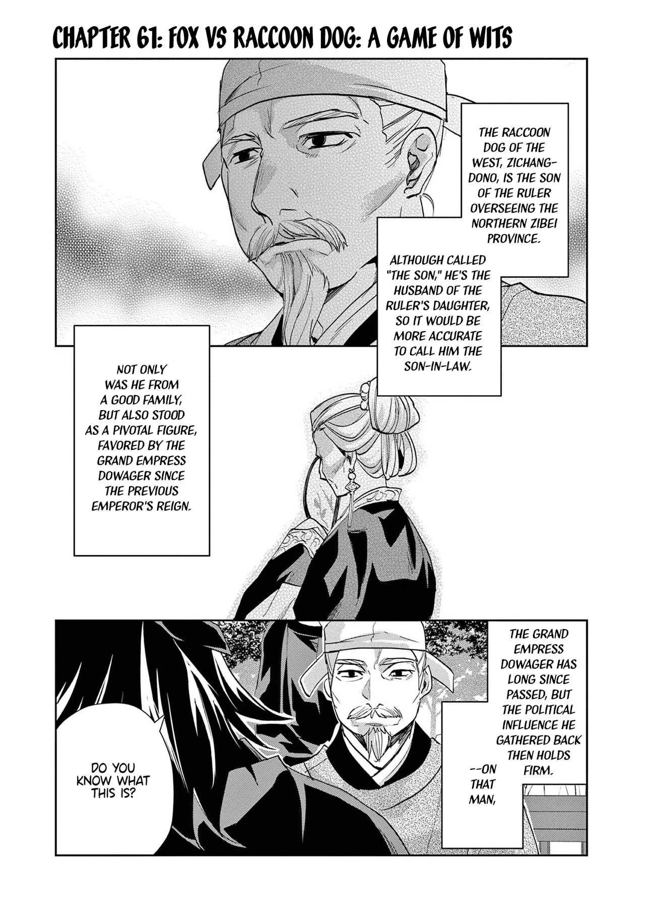 Kusuriya no Hitorigoto: Maomao no Koukyuu Nazotoki Techou Chapter 61 – Page 1