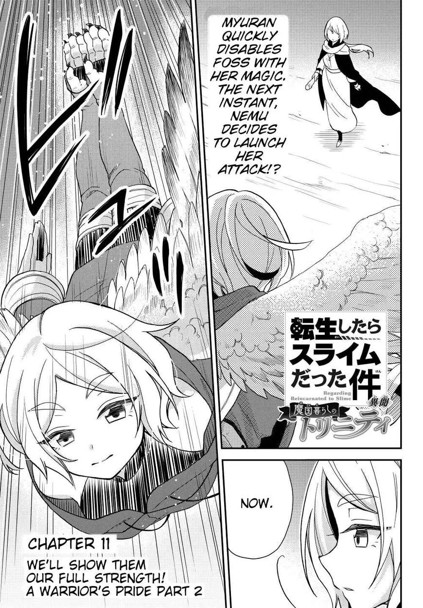 Tensei shitara Slime datta Ken Ibun: Makuni Kurashi no Trinity manga Chapter 11 – Page 1