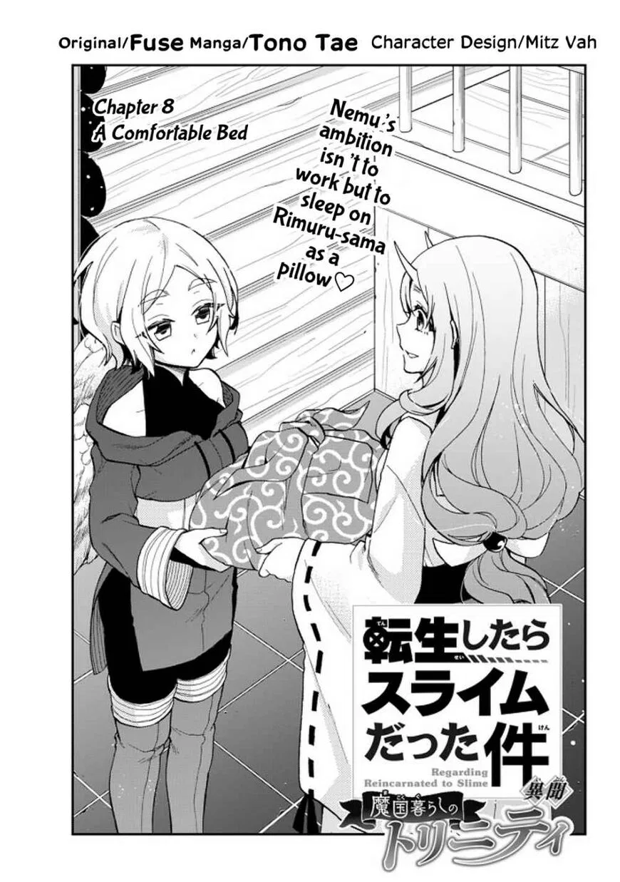 Tensei shitara Slime datta Ken Ibun: Makuni Kurashi no Trinity manga Chapter 8 – Page 1