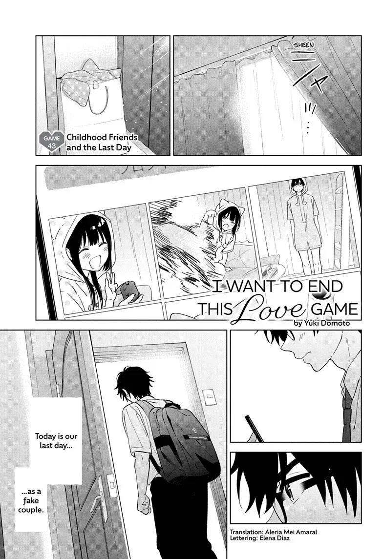 I Want to End the Game That I Love,I Want to End the "I Love You" Game Chapter 43 – Page 1