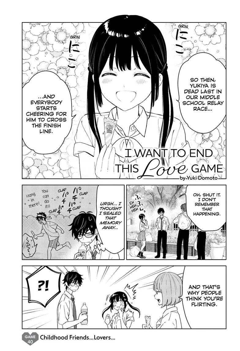 I Want to End the Game That I Love,I Want to End the "I Love You" Game Chapter 40 – Page 1