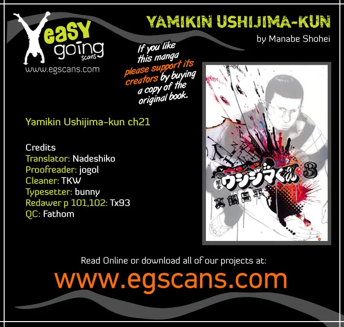 Yamikin Ushijima-kun Chapter 21 – Page 1