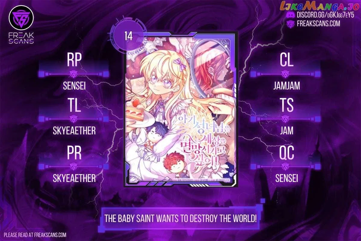 The Baby Saint Wants to Destroy the World! Chapter 14 – Page 1