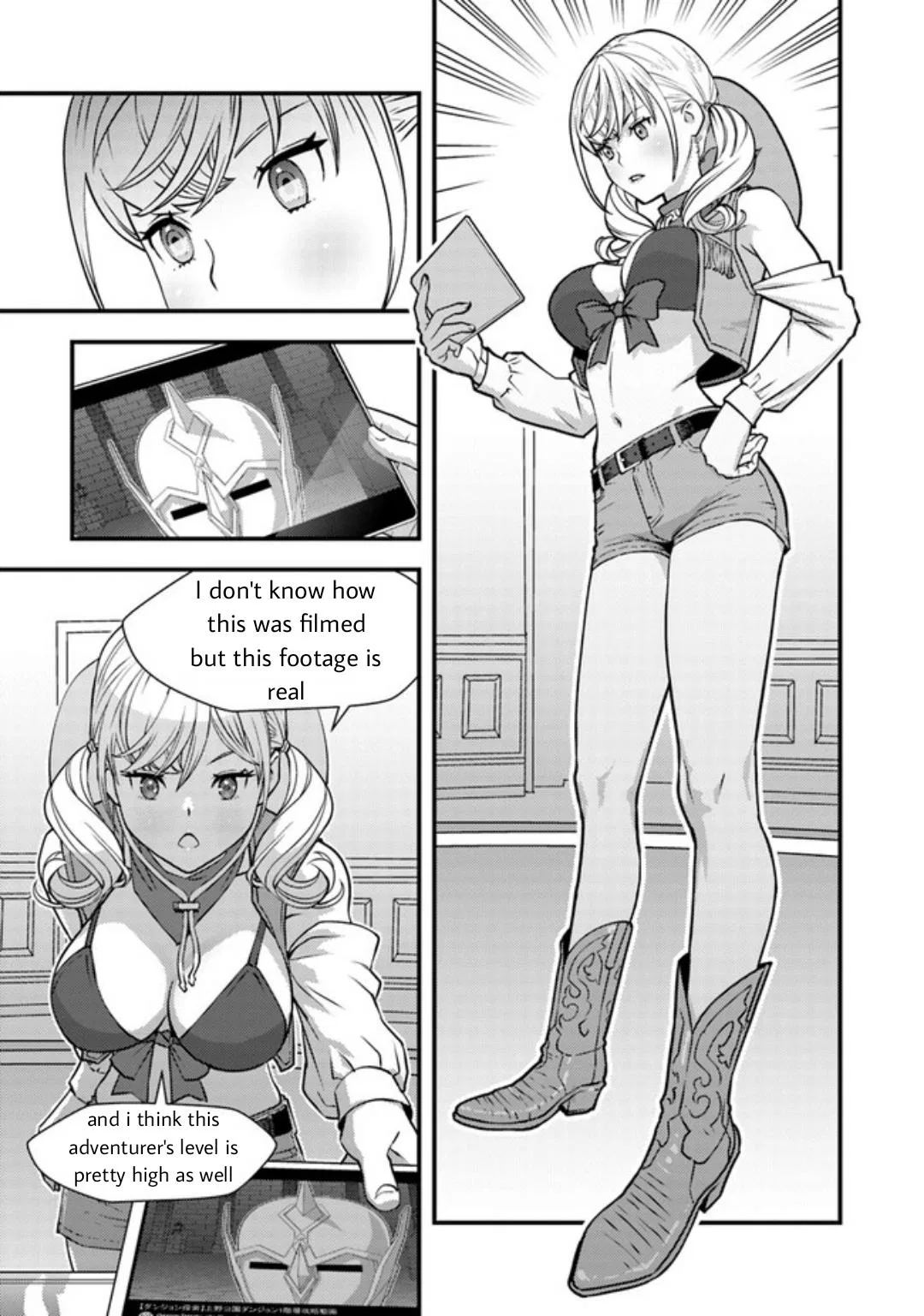 The hero returns from another world, becomes an influencer, and earns money in the real world, where dungeons have appeared! Chapter 7.2 – Page 1