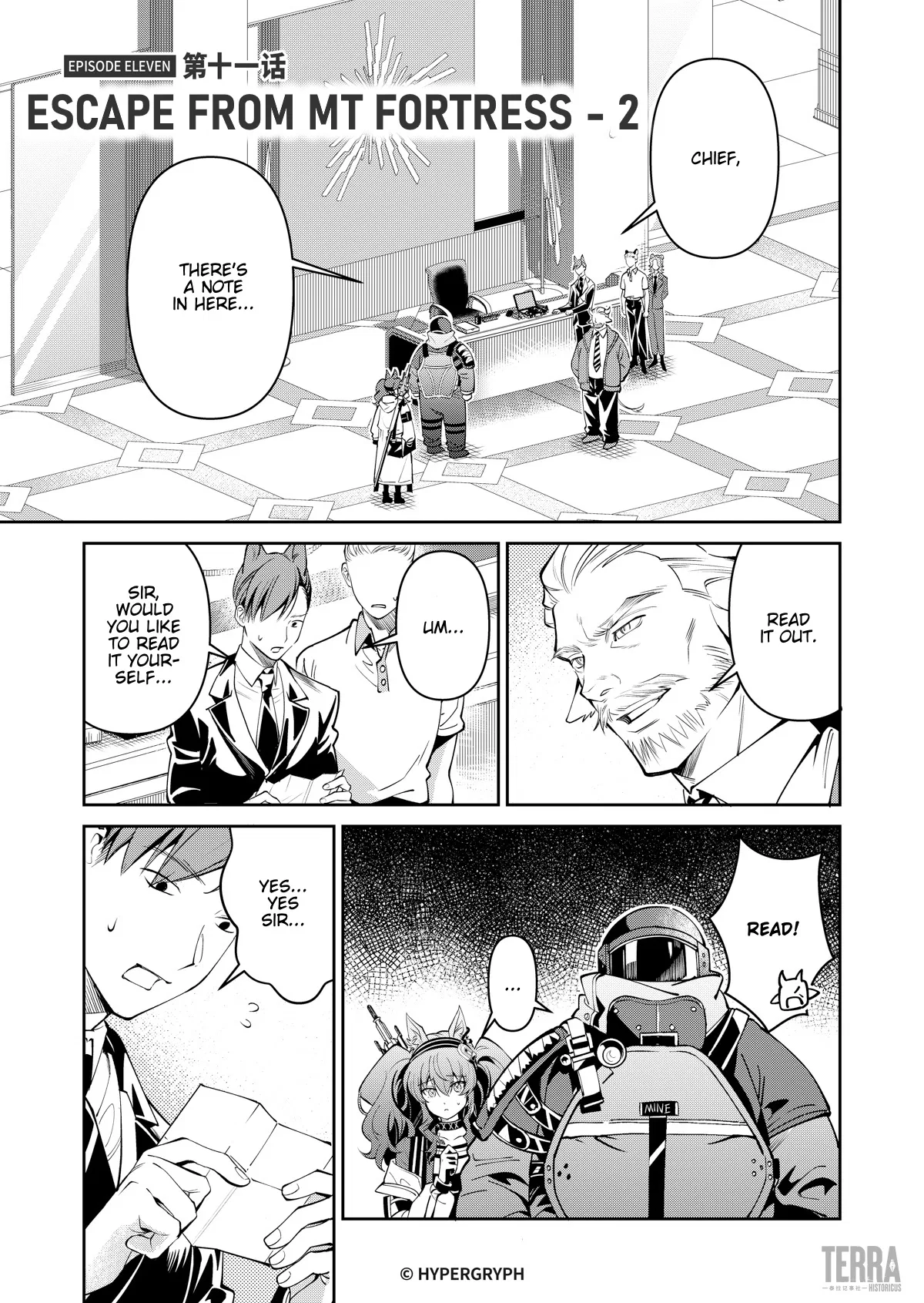 Arknights: Angelina - Sketches of this Messenger's Journey Chapter 11 – Page 1