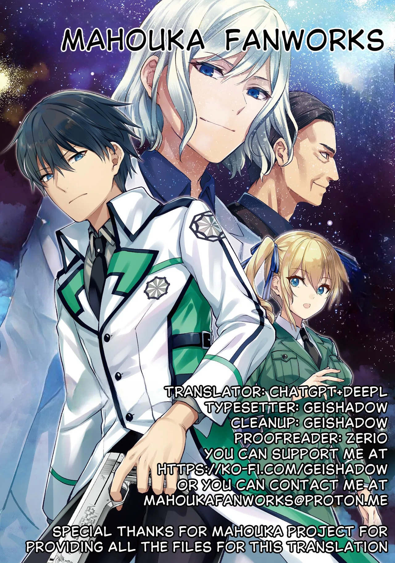 Mahouka Koukou no Rettousei - Escape-hen Chapter 9 – Page 1