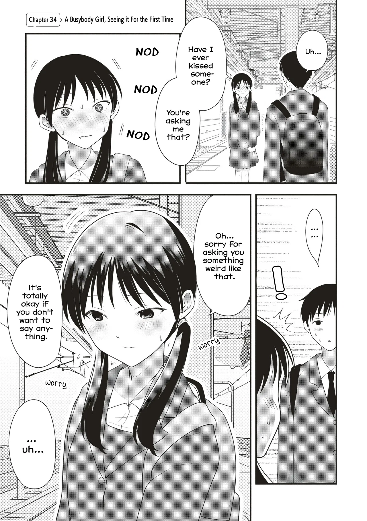 Osekkai Joshi, Koi o Suru Chapter 34 – Page 1