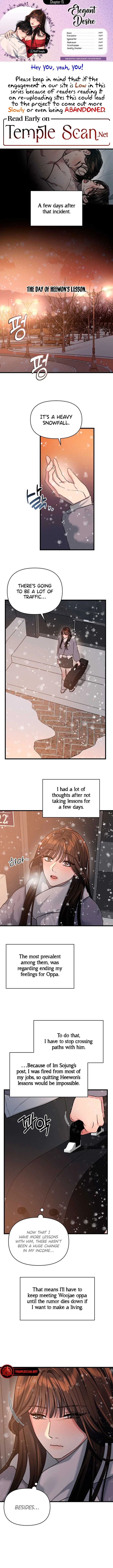 Elegant Desire Chapter 15 – Page 1
