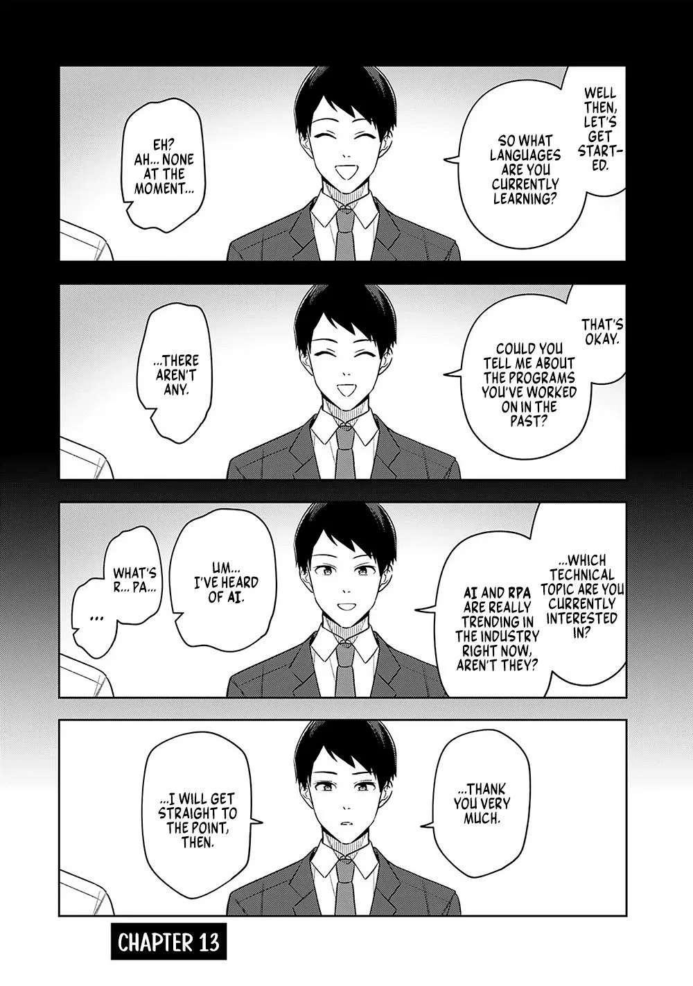 E, Shanai System Subete,Eh, Are You Seriously Going to Fire Me When I've Been Handling the Company's In-House System as a One-Man Show? Chapter 13 – Page 1