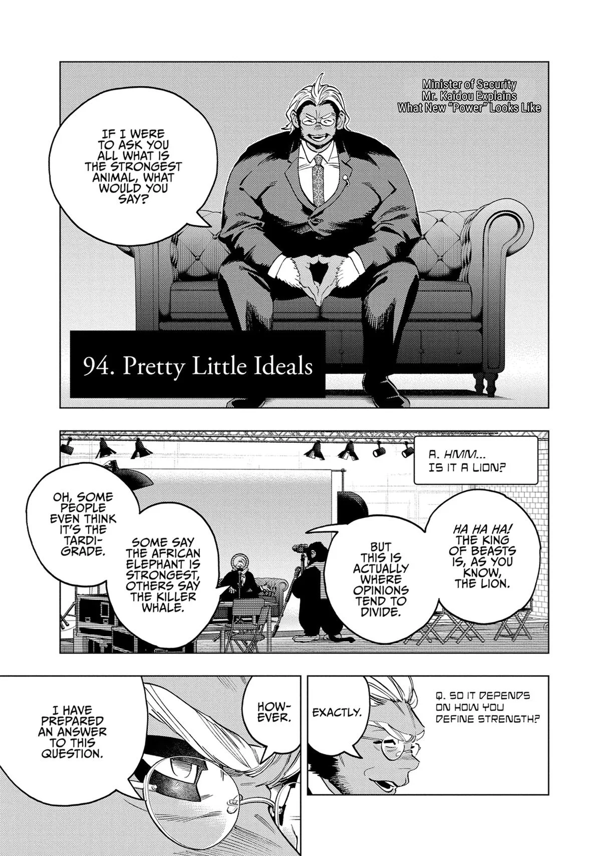 Kaibutsu Jihen Chapter 94 – Page 1