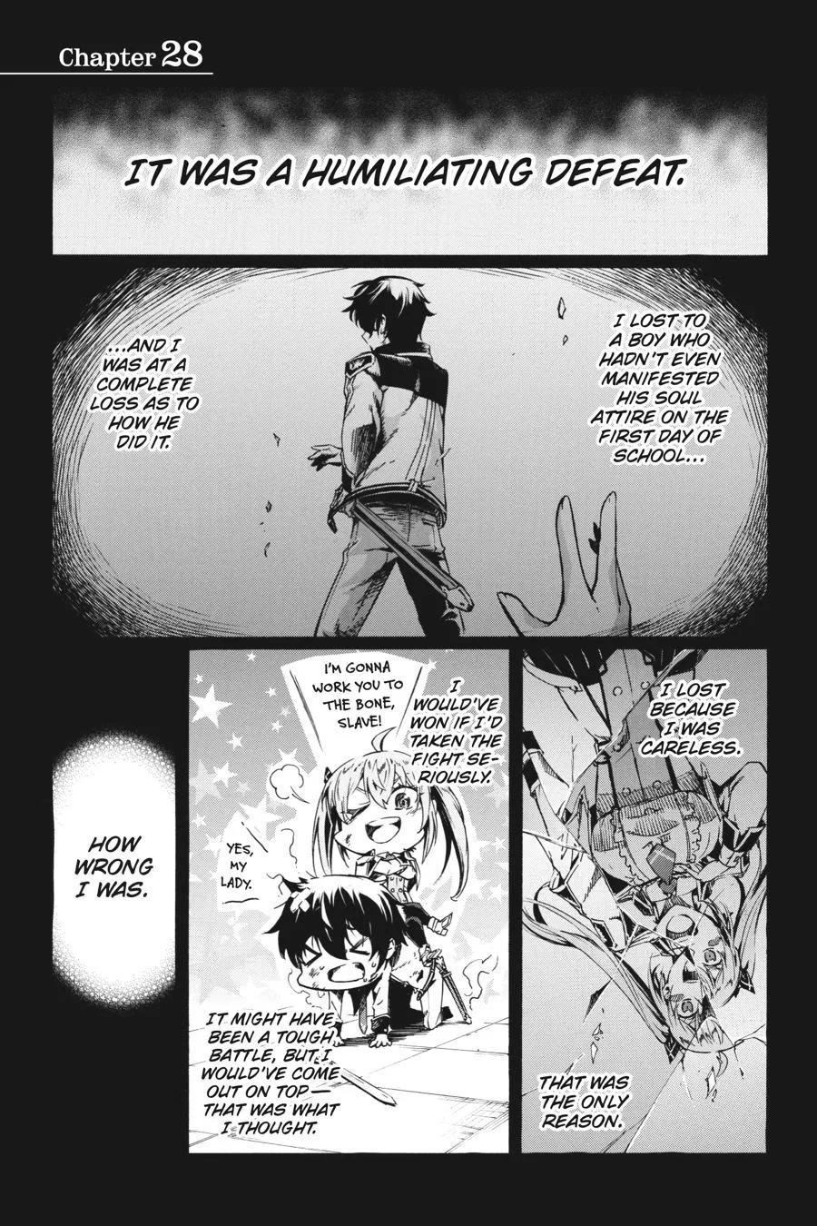 Ichioku-nen Button wo Renda shita Ore wa, Kizuitara Saikyou ni Natteita: Rakudai Kenshi no Gakuin Musou Chapter 28 – Page 1