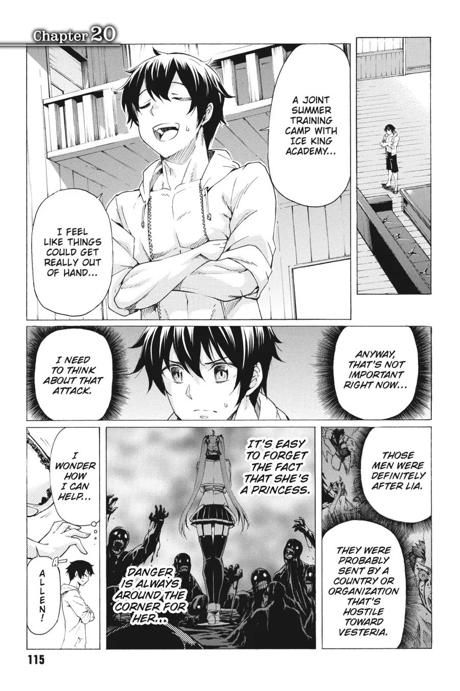 Ichioku-nen Button wo Renda shita Ore wa, Kizuitara Saikyou ni Natteita: Rakudai Kenshi no Gakuin Musou Chapter 20 – Page 1