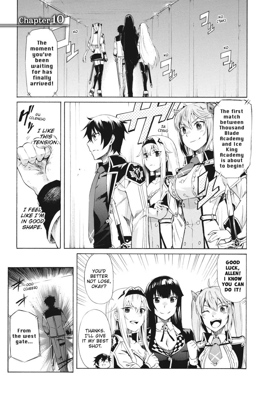 Ichioku-nen Button wo Renda shita Ore wa, Kizuitara Saikyou ni Natteita: Rakudai Kenshi no Gakuin Musou Chapter 10 – Page 1