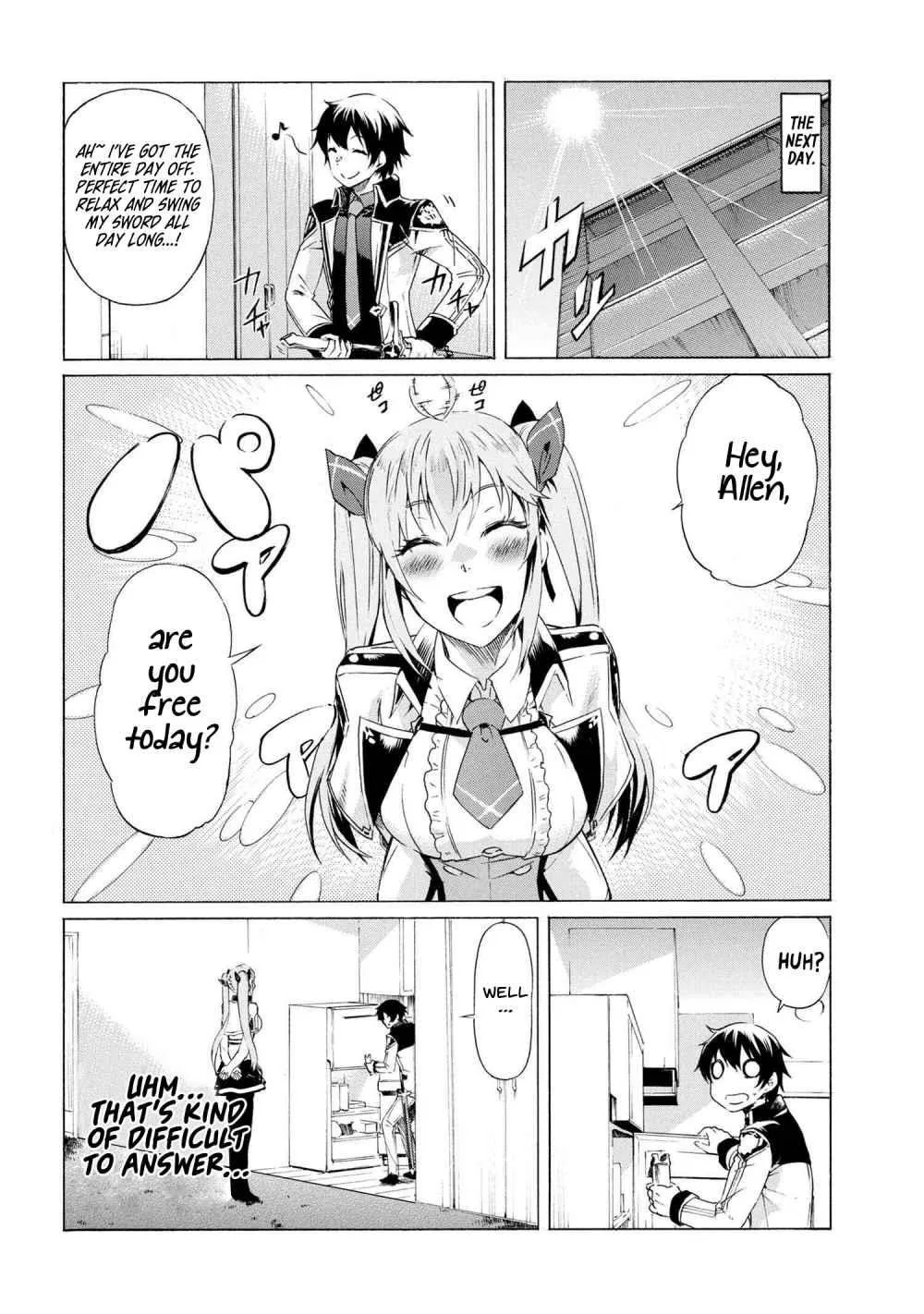 Ichioku-nen Button wo Renda shita Ore wa, Kizuitara Saikyou ni Natteita: Rakudai Kenshi no Gakuin Musou Chapter 8 – Page 1