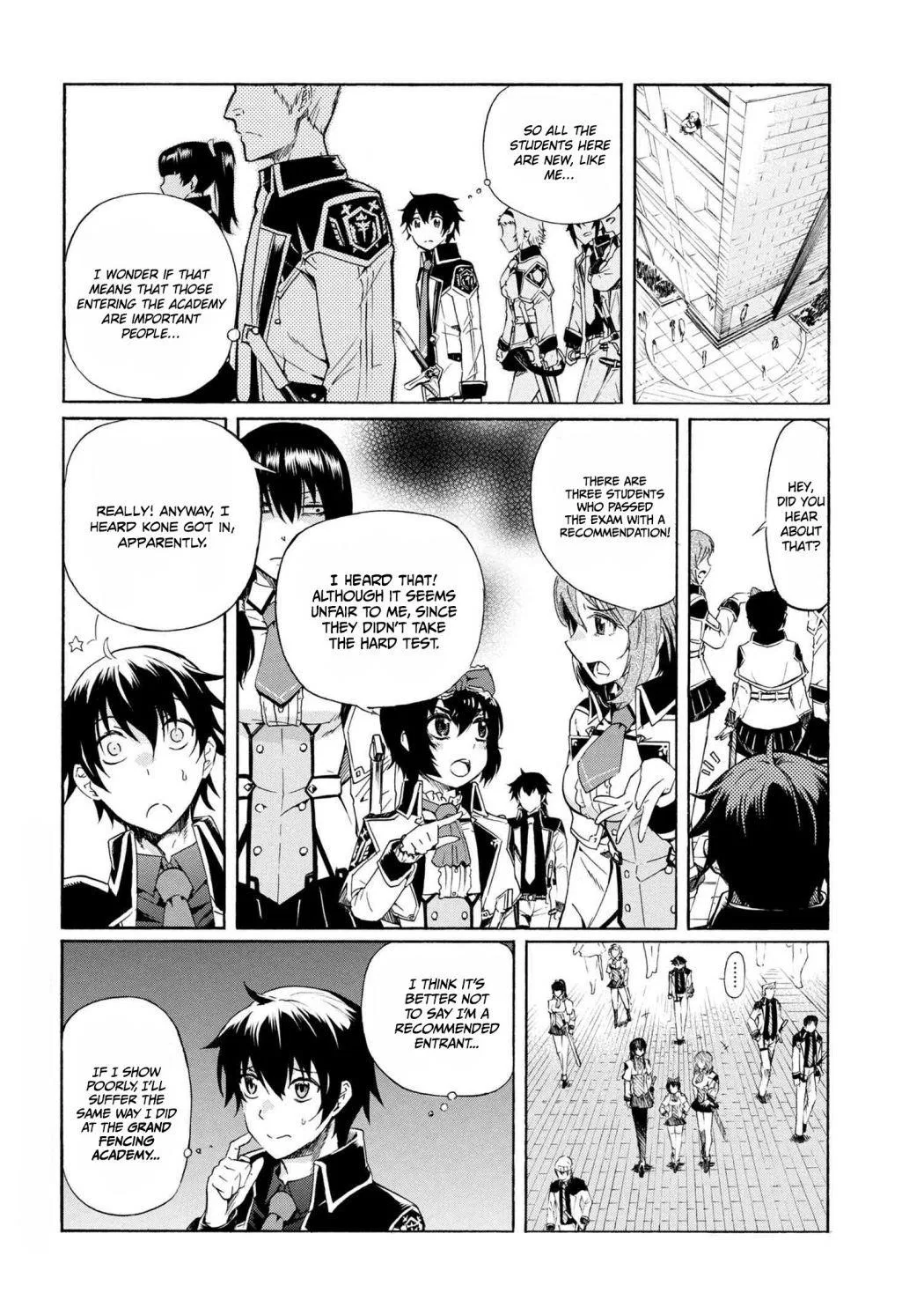Ichioku-nen Button wo Renda shita Ore wa, Kizuitara Saikyou ni Natteita: Rakudai Kenshi no Gakuin Musou Chapter 4 – Page 1