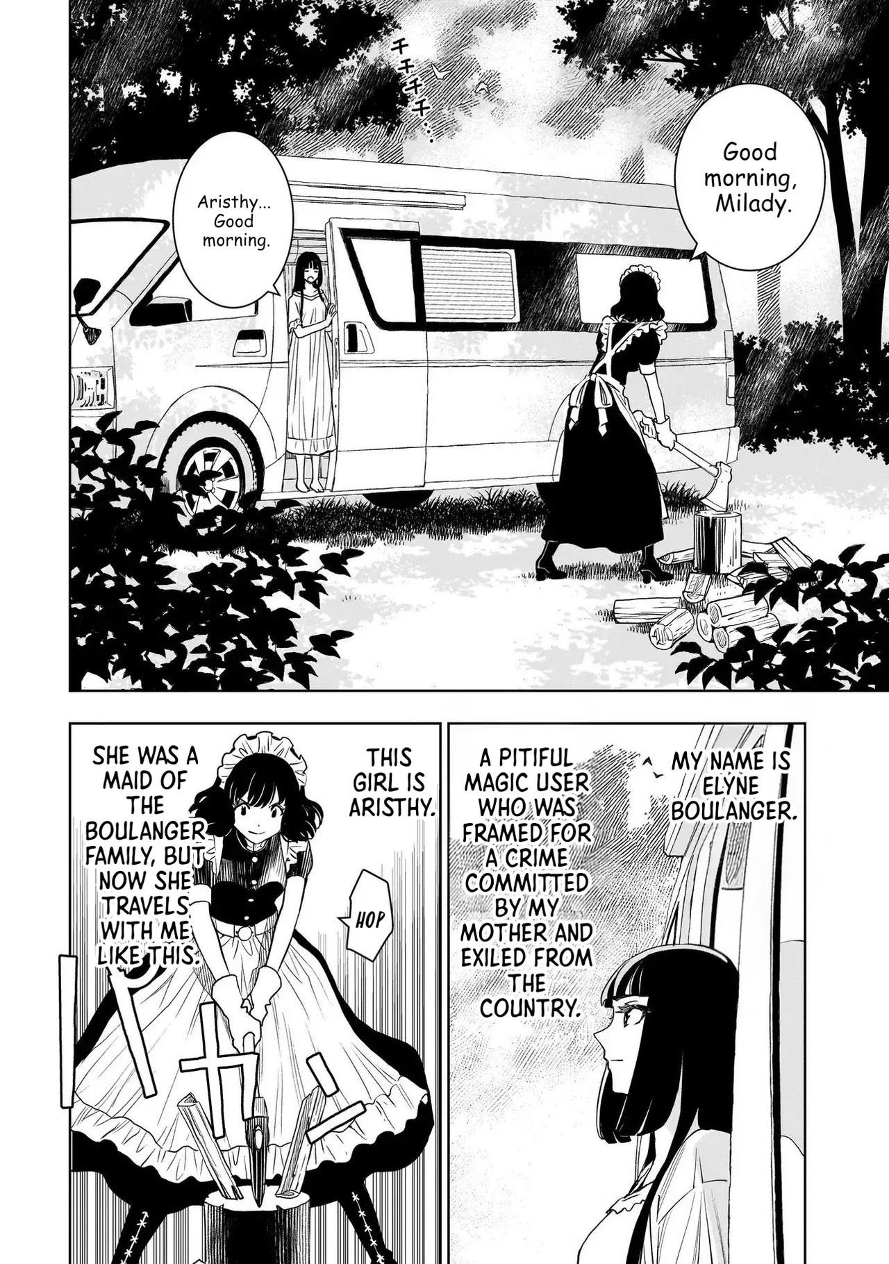 Tsuihou Reijou, Craft Shinagara Camping Car de Isekai o Tabishimasu Chapter 2.1 – Page 4