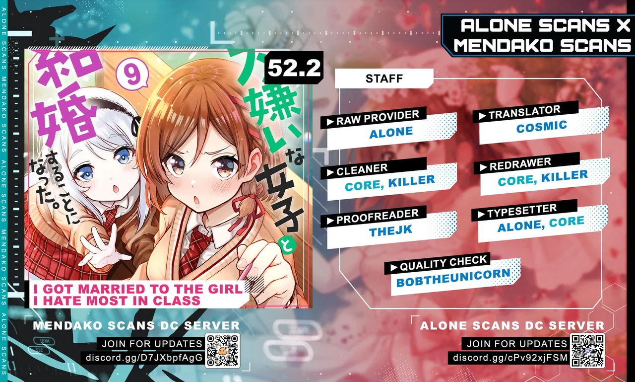 I Got Married to the Girl I Hate Most in Class Chapter 52.2 – Page 1